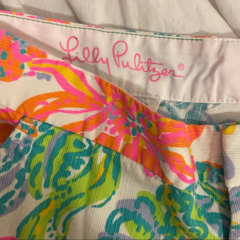 Lilly Pulitzer buttercup shorts casa marina 2 - Picture 4 of 7